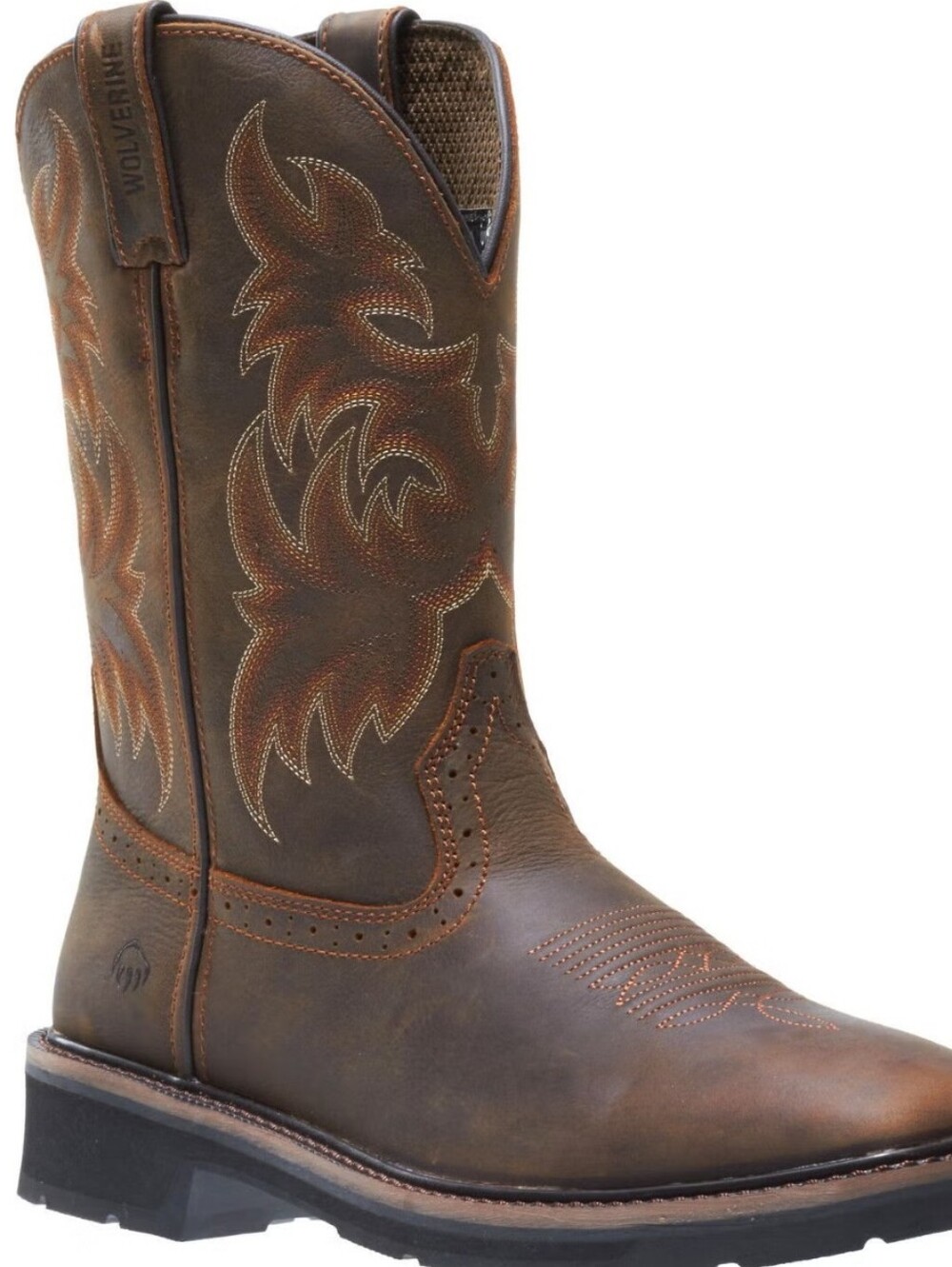 Wolverine Men's Rancher Wellington Work Boots - Broad Square Toe Size 9